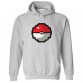 Pokeball Classic Unisex Kids and Adults Pullover Hoodie								 									 									